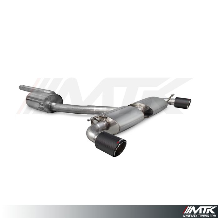 Catback avec tube intermediaire Volkswagen Scirocco R